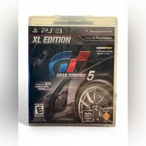 Sony PlayStation 3 Gran Turismo 5 XL Edition Game Complete